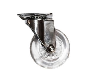 Rueda 75 mm placa transparente Gevemac