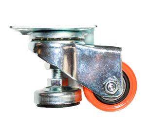 Rueda 40 mm placa naranjo Gevemac