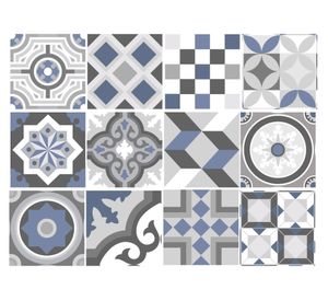 Vinilo adhesivo 15x15 cm Santa Fe 12 unidades