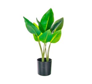 Planta artificial con macetero 45 cm Rubber Outzen