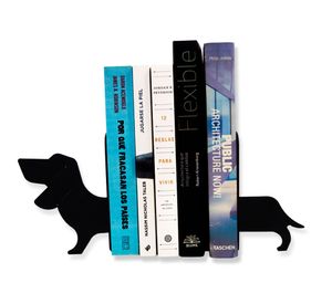 Sujeta libros 27,5 cm perro negro Ducasse.