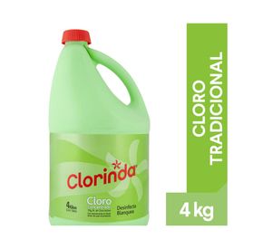 Cloro líquido tradicional 4 lt