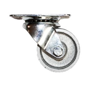 Rueda 50 mm placa gris Gevemac