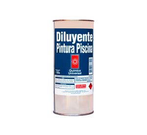 Diluyente pintura piscina 1/4 galón Química Universal