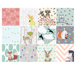 Vinilo adhesivo 15x15 cm Kids 12 unidades