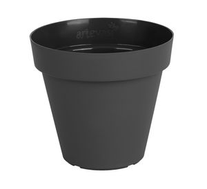 Macetero 16 cm Capri antracita Outzen