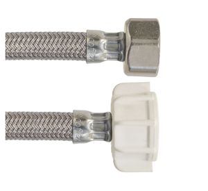 Flexible sanitario vinilo 1/2'' F.I.P. x 7/8'' A.M. 30 cm Coflex