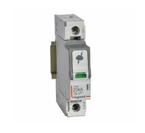 Limitador de sobretensión 1 módulo gris Legrand