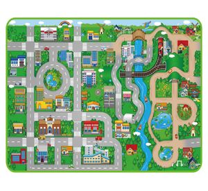 Playmat infantil 90x120 cm calles Cotidiana