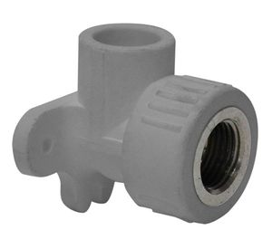 Codo con soporte 20 mm x 1/2'' HI Hoffens