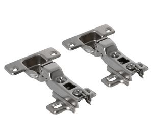 Bisagra push 35 mm semi curva 2 unidades Ducasse
