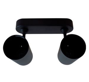 Foco 2L GU10 Arsis negro ByP