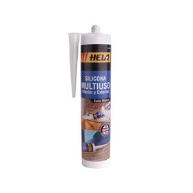 Silicona 280 ml multiuso blanco Hela