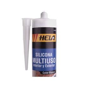 Silicona 280 ml multiuso blanco Hela