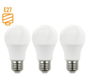 Ampolleta LED 13W E27 luz fría 3 unidades