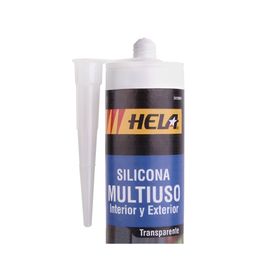 Silicona 280 ml multiuso transparente Hela