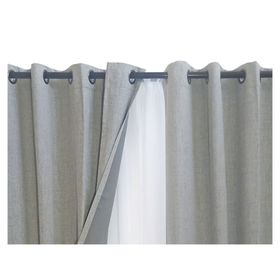 Set cortina blackout + velos Cotidiana