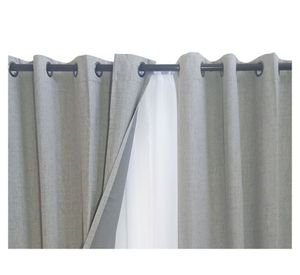 Set cortina blackout + velos Cotidiana