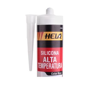 Silicona 280 ml Alta temperatura rojo Hela
