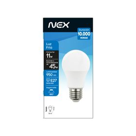 Ampolleta LED 11W E27 luz fría Nex