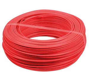 Cable evaflex 2,5 mm 25 m H07Z1-K rojo Cocesa.