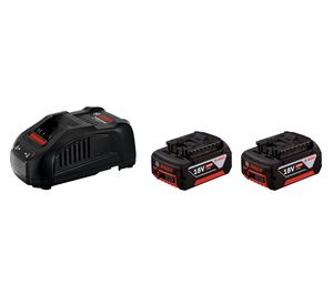 Batería 3,0 Ah 18V 2 unidades + cargador Starter kit Bosch
