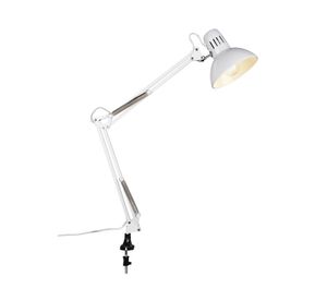 Lámpara sobremesa 1L E27 movible dibujo 2.0 blanco Abitare