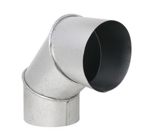 Codo galvanizado 90° 4'' 0,8 mm Coyahue