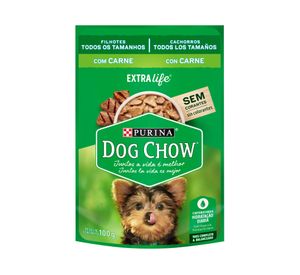 Alimento húmedo cachorro 100 gr carne Dog Chow