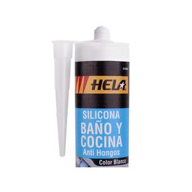Sellador baño y cocina 280 ml blanco Hela