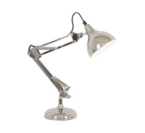 Lámpara escritorio 1L E14 Alen plateado Abitare