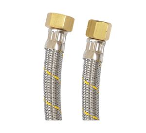 Flexible gas 3/8'' HI x 1/2'' HI 100 cm Coflex