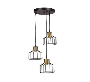 Lámpara colgar 3L E27 Limited Abitare