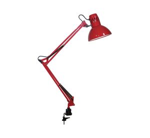 Lámpara escritorio 1L E27 movible rojo Abitare