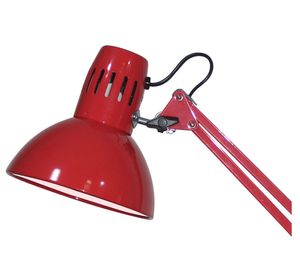 Lámpara escritorio 1L E27 movible rojo Abitare