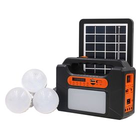 Kit de emergencia solar 3 ampolletas - linterna - foco lateral - radio - bluetooth Parksolar