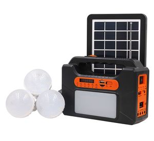 Kit de emergencia solar 3 ampolletas - linterna - foco lateral - radio - bluetooth Parksolar