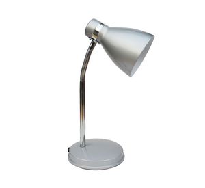 Lámpara escritorio 1L E27 Lince silver Abitare