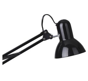 Lámpara escritorio 1L E27 Valencia 2.0 negro Abitare