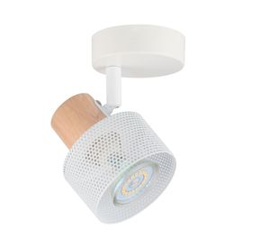 Spot LED 1L Rejilla blanco Abitare