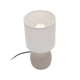 Lámpara sobremesa 1L E27 concreto crudo Abitare