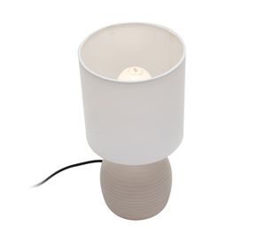 Lámpara sobremesa 1L E27 concreto crudo Abitare