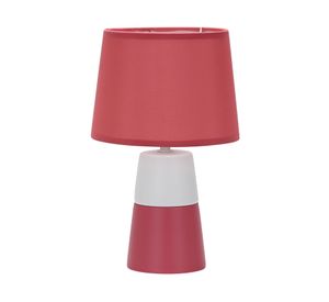 Lámpara sobremesa 1L E27 Color block terracota Abitare