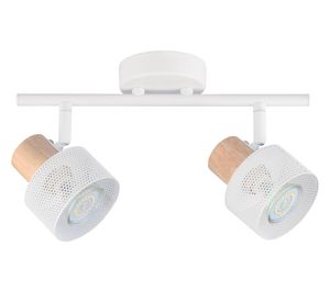Spot LED 2L GU10 Rejilla blanco Abitare