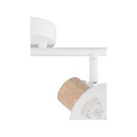 Spot LED 2L GU10 Rejilla blanco Abitare