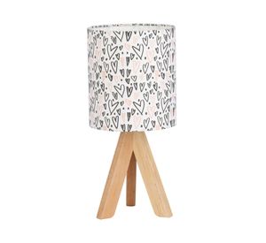 Lámpara sobremesa 1L E27 Biham corazón Abitare