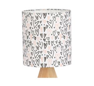 Lámpara sobremesa 1L E27 Biham corazón Abitare