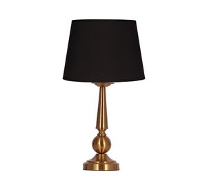 Lámpara sobremesa 1L E27 Herat negro Abitare