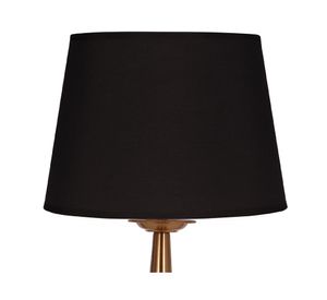 Lámpara sobremesa 1L E27 Herat negro Abitare