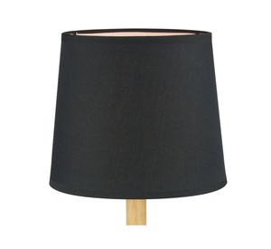 Lámpara sobremesa 1L E27 Seth negro Abitare